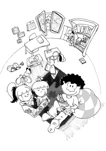Illustrazione bn